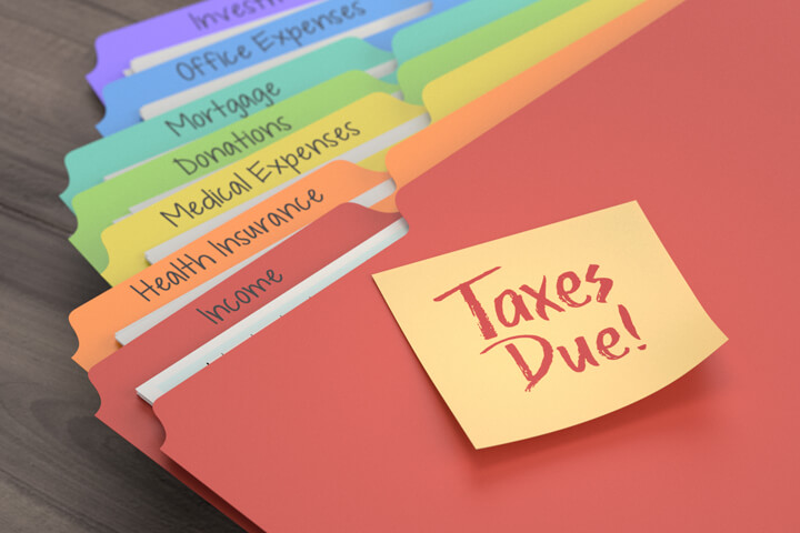 taxes folders