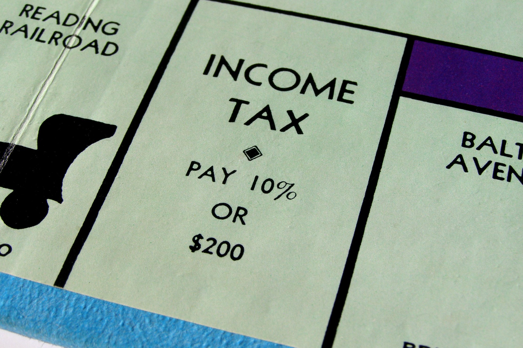 income tax sign